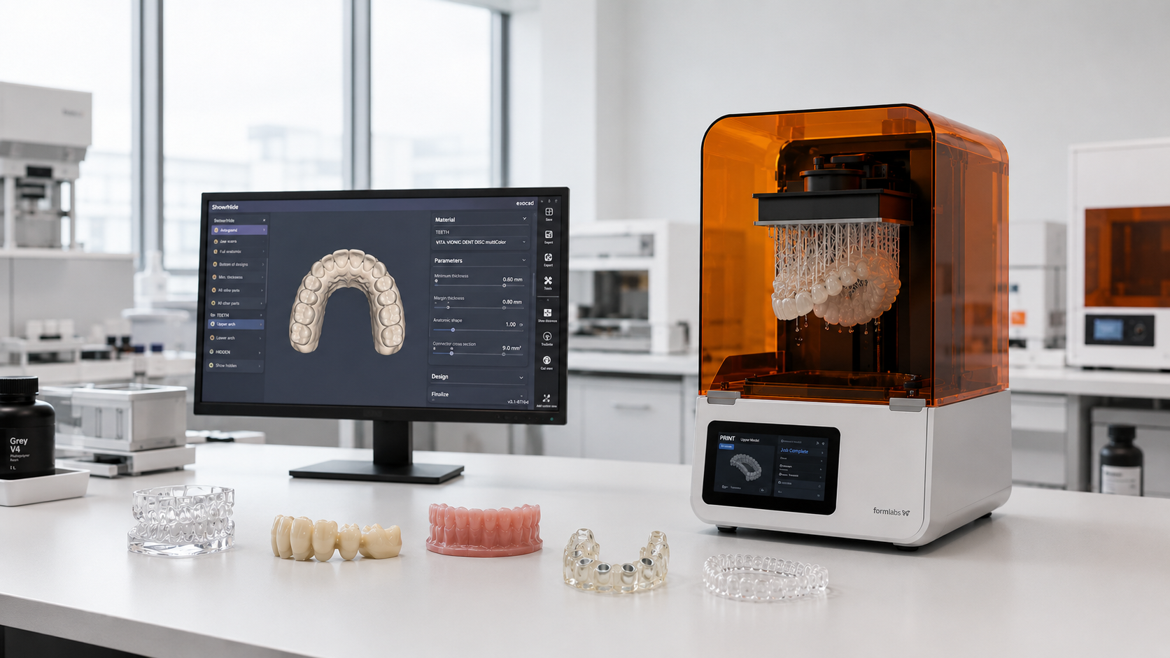 3D-печать биосовместимыми материалами в стоматологии: классы смол, технологии, рабочий цикл